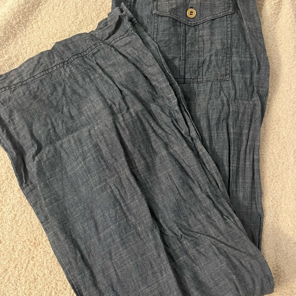 Trina Turk gray denim pants